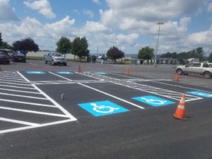 handicapped spaces - parking signage - ADA Compliance - Quick Lot